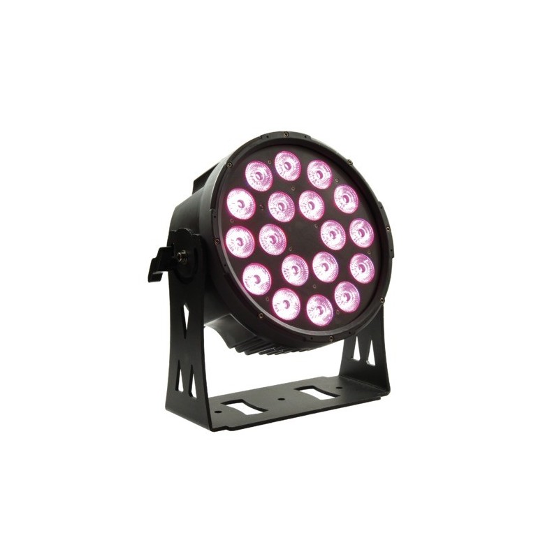 225400 STARWAY SLIMKOLOR 18 10 UHD - Proyector de 18 LED de 10 W RGBWA + UV