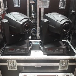 ALP HA SPOT HPE 300 CLAYPAKY LYRE GOBO SPOT WITH FLIGHT CASE