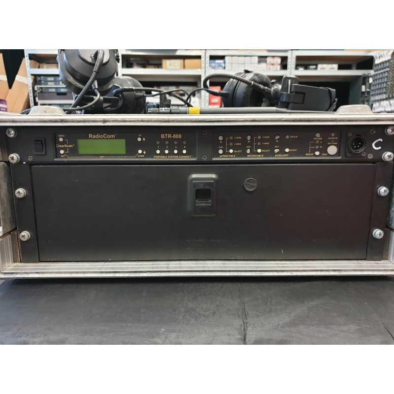 INTERCOMUNICADOR CENTRAL BTR800 TELEX 4 ESTACIONES + 4 AUDÍFONOS