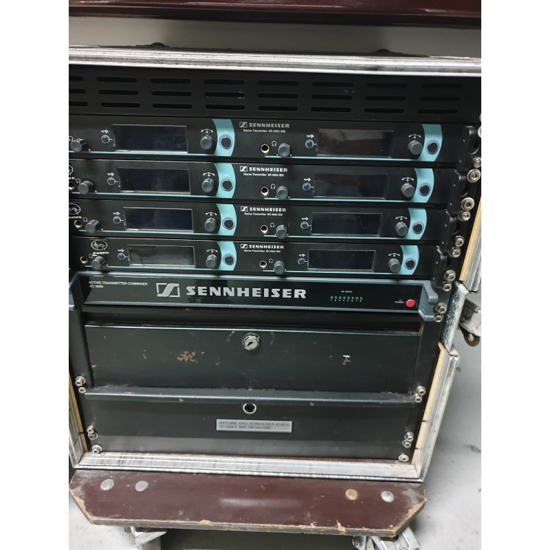 JUEGO DE 08 MONITORES DE OÍDO EN RACK EM2000 SENNHEISER