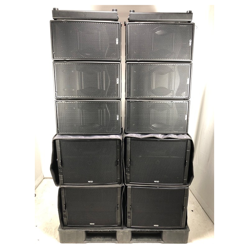 M 10 12 + SUB + NXAMP 4x2 KIT COMPLETO MKII NEXO 