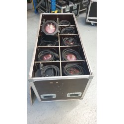 LOT 908: LOT OF 20 AMBER BOXES IN FLIGHT CASE