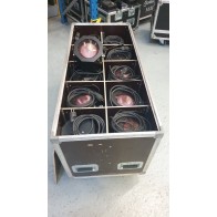 LOT 908: LOT OF 20 AMBER BOXES IN FLIGHT CASE