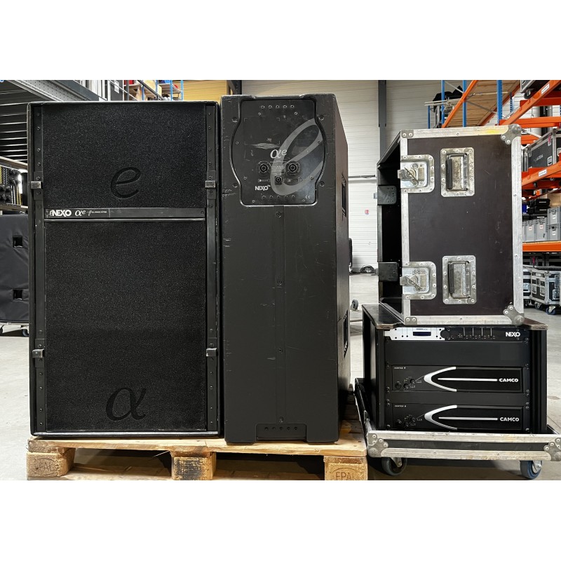 ALPHA E (EM + S118) + AMP VORTEX + NX242  NEXO